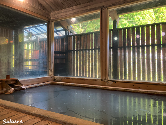 湯の花咲く一番風呂 大丸旅館テイの湯