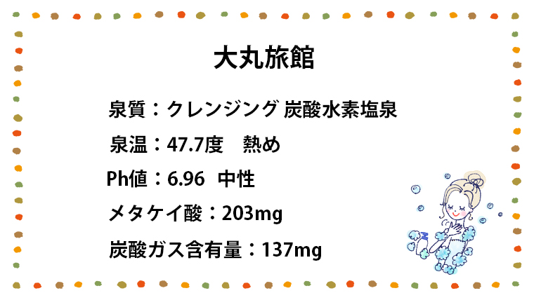 大丸旅館のテイの湯ってどんな温泉?