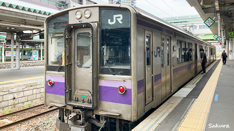 東北本線で花巻駅へ