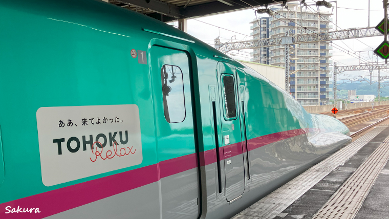 東北新幹線で新花巻へ