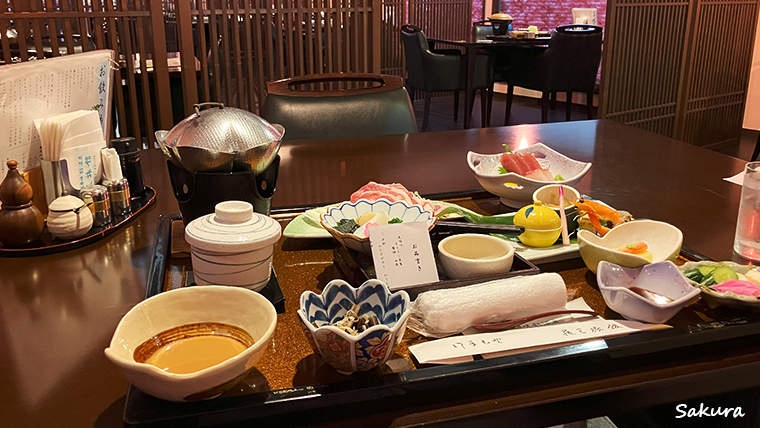 藤三旅館 一人客用食事処でのお席