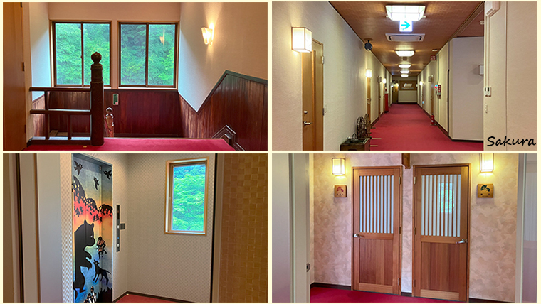 藤三旅館館内ツアー 宿泊エリア