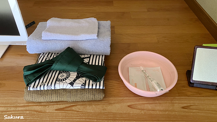 部屋置きアメニティー