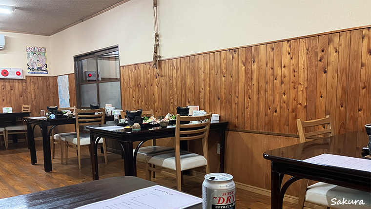 【湯之谷山荘】食堂