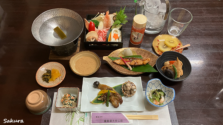 【湯之谷山荘】夕食2日目