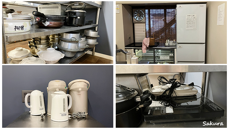 【湯治柳屋】自炊室にある道具たち