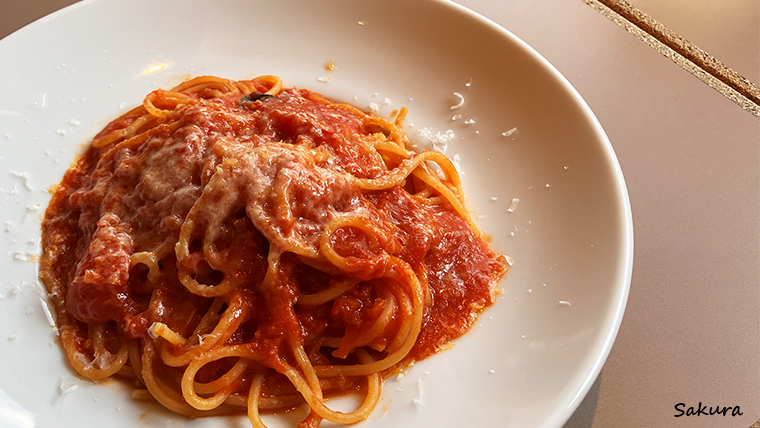長門湯本温泉　イタリアンレストランTARU　パスタ