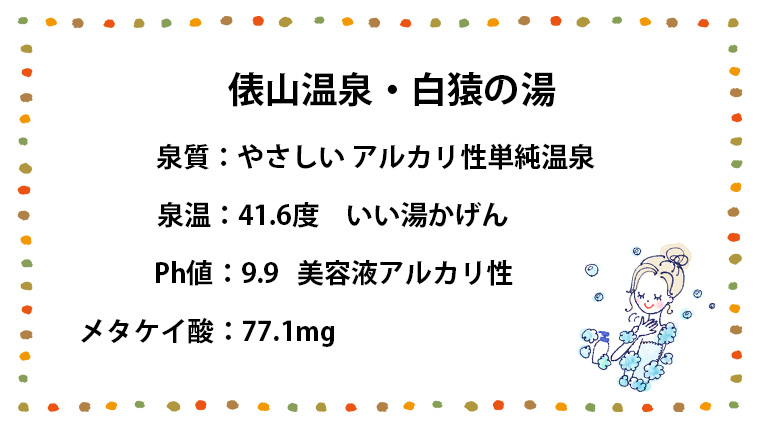俵山温泉・白猿の湯　温泉分析書